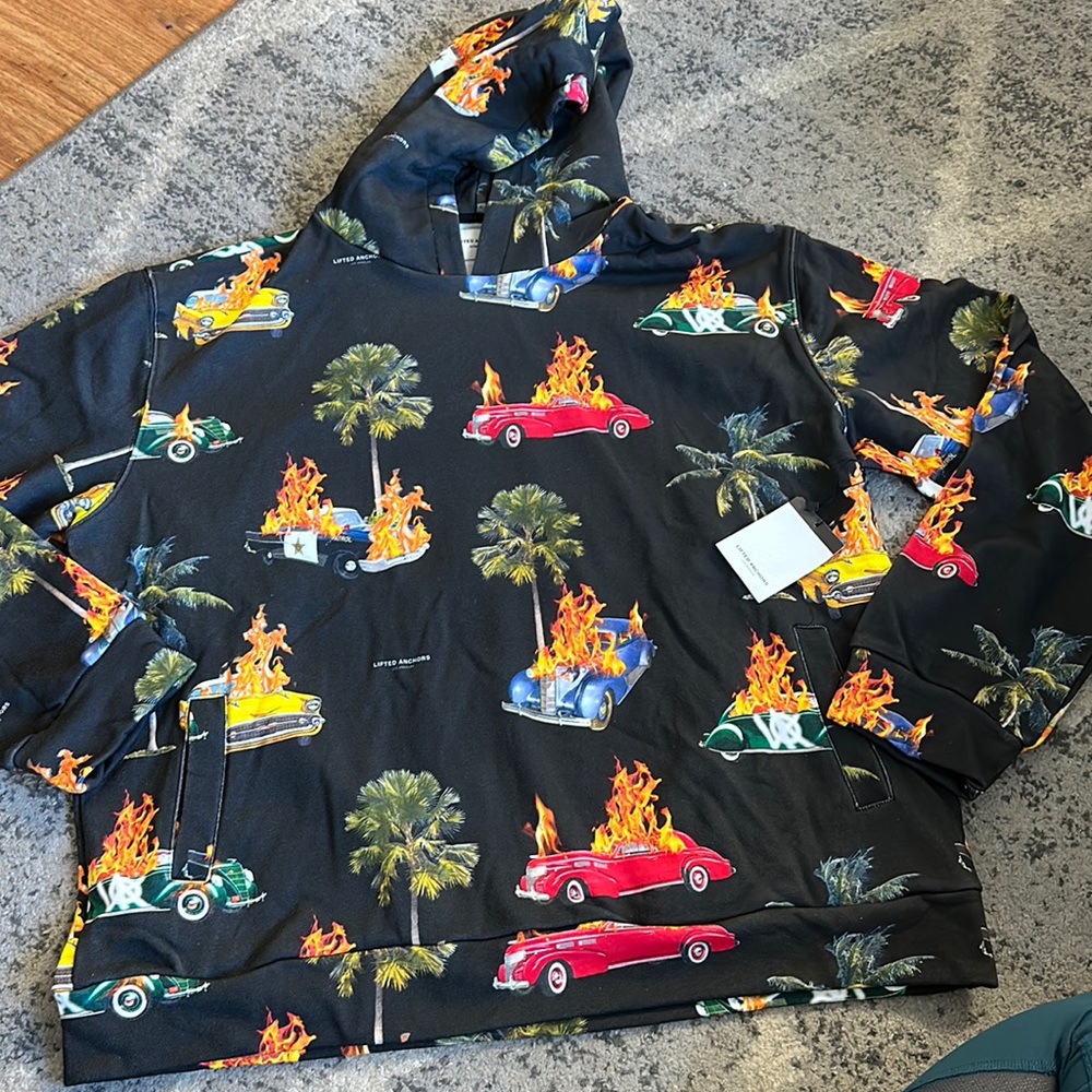 Lifted anchors rideshare hoodie